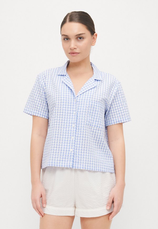 JACKET CHECK - Nachtwäsche Shirt