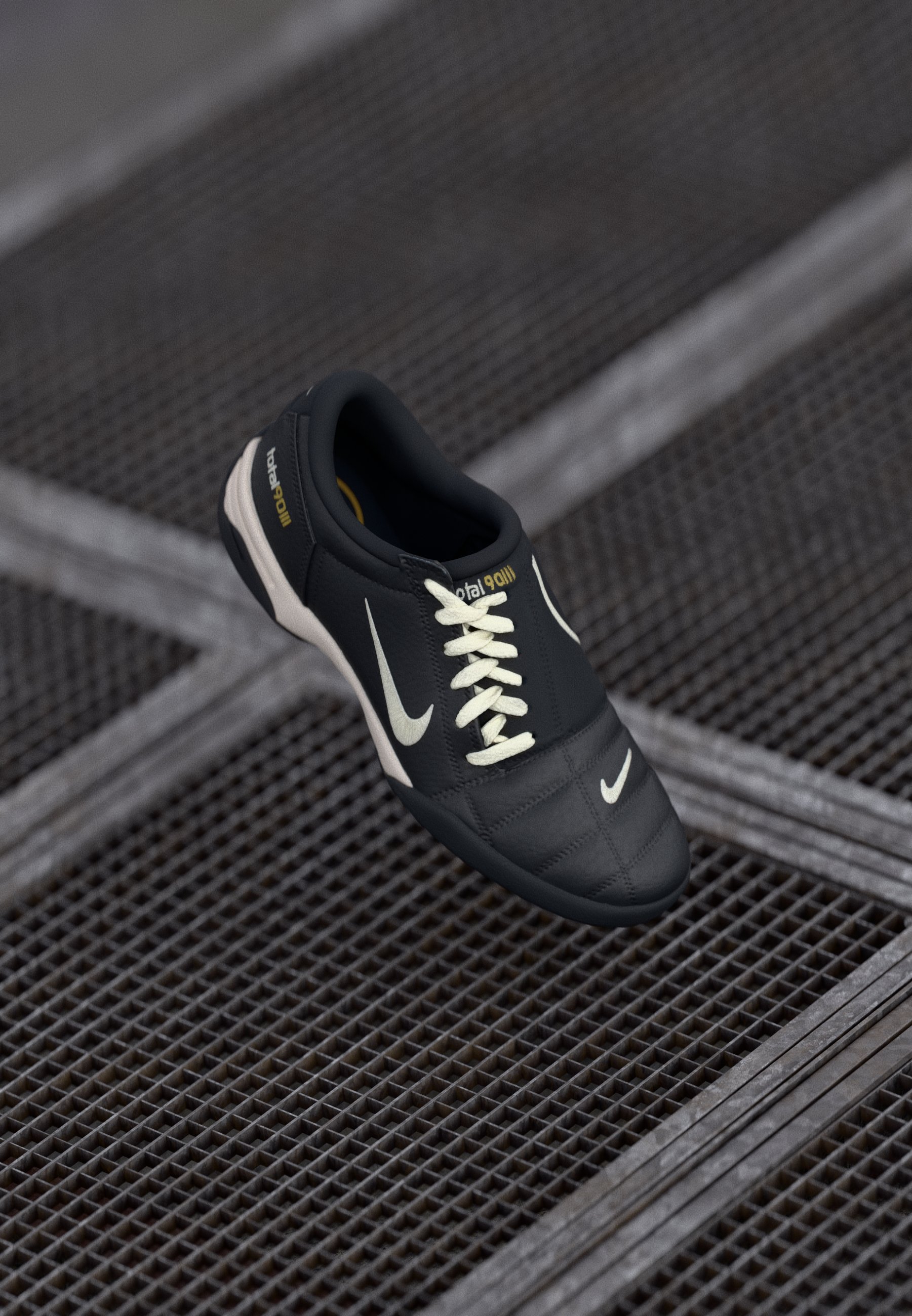 Nike Sportswear TOTAL 90 UNISEX - Sneakers laag - black/coconut