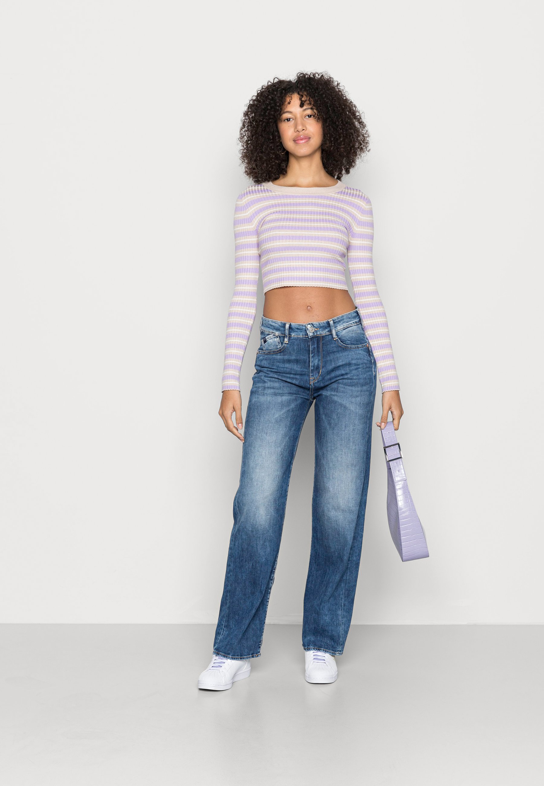 Le Temps Des Cerises PULPHI - Relaxed fit jeans - blue/stone blue denim -  Zalando.de