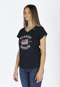 Seaside OREGON TEE W - T-shirts print - dk. navy