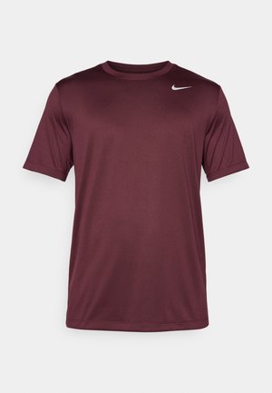 Nike Performance TEE RESET - Camiseta deportiva - burgundy crush/matte silver