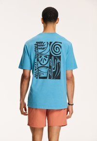 Shiwi Apdrukāts T-krekls - sky blue