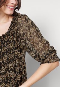 ONLY MATERNITY OLMISLA  ANKLE DRESS  - Μάξι φόρεμα - black/beige