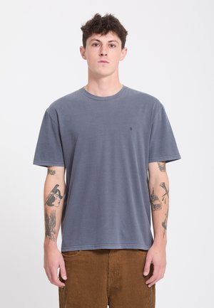 Volcom, TEE SOLID STONE EMB - T-shirt basique - storm blue