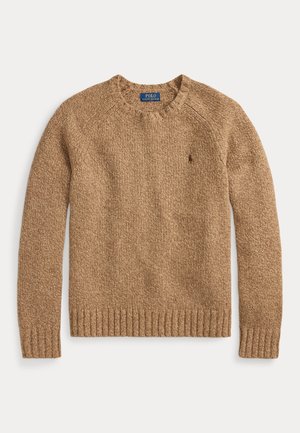 MARLED WOOL-BLEND SWEATER
 - Pulóver - camel marl