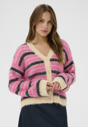 OLMA - Cardigan - p nectar peony orchid stripes