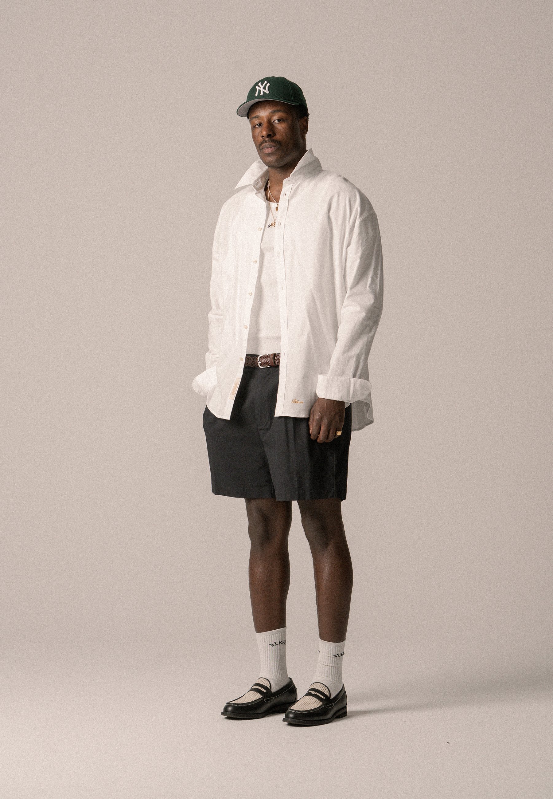 BLKVIS DOUBLE PLEATED UNISEX - Shorts - black - Zalando.co.uk