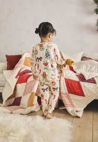 Next REGULAR FIT - CHRISTMAS SET - Pyjama set - ecru santa snowman print