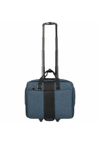 Dermata BUSINESSTROLLEY 44 CM LAPTOPFACH - Trolley - petrol