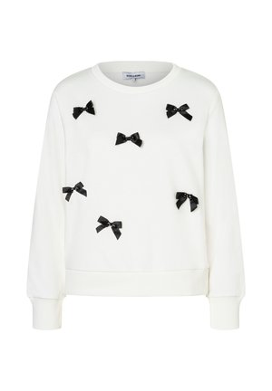 SCHLEIFEN-APPLIKATION - Sweatshirt - off white