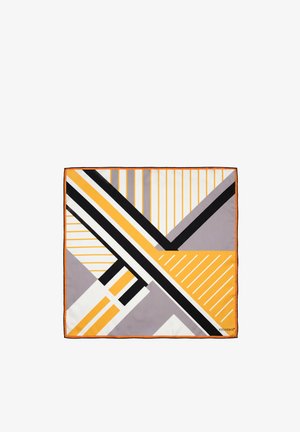 Vivisence Sjal / Tørklæder - black yellow geometric