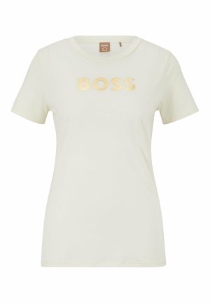 T-shirt med print - white