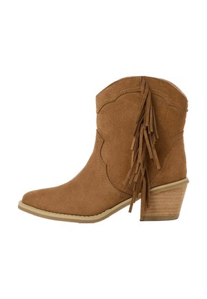 REGULAR FIT - PULL ON WESTERN  FIT - Botines camperos - tan brown