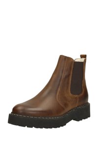 Palpa F-8396-01 RIVIERA - Platform ankle boots - cognac