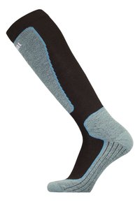 SKI VALTA - Knee high socks - black turq