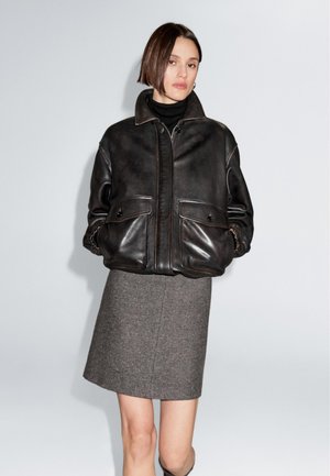 A-lijn rok - dark grey