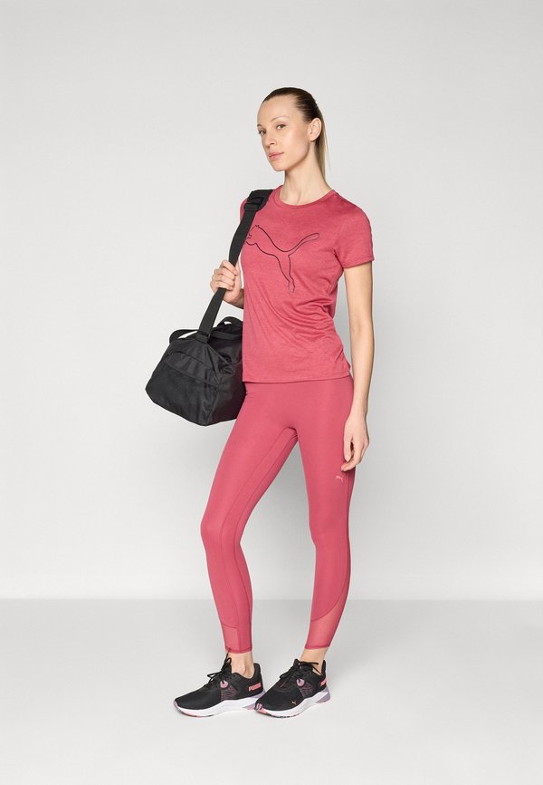 ESSENTIAL LOGO TEE - Sports T-shirt - port heather4