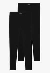 2 PACK - Leggings - Trousers - black