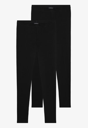 2 PACK - Leggings - black