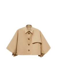 CROPPED  - Poncho - brown