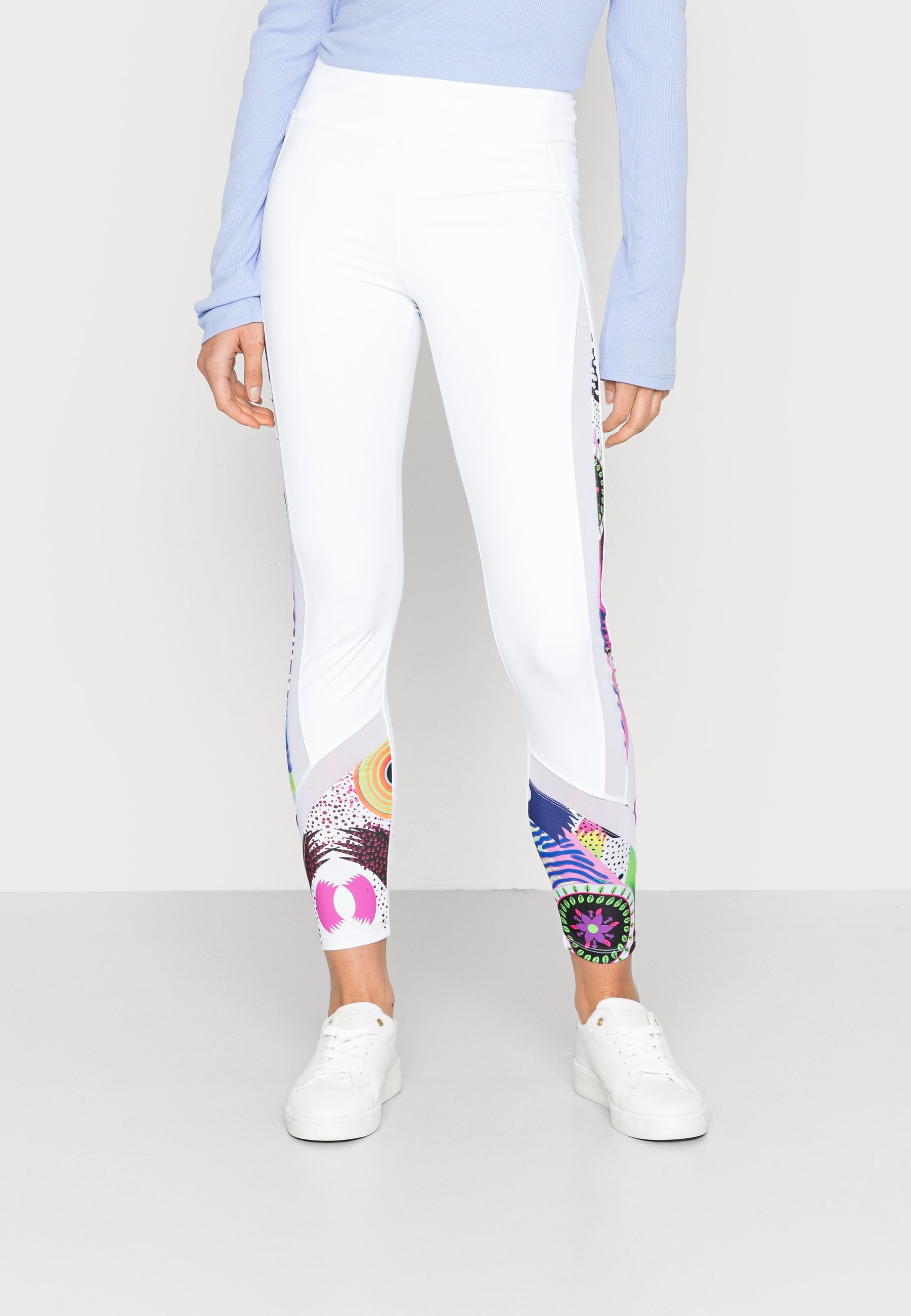 Desigual ESTRASBURGO DESIGNED BY M. CHRISTIAN LACROIX - Leggings - Trousers  - white - Zalando.co.uk