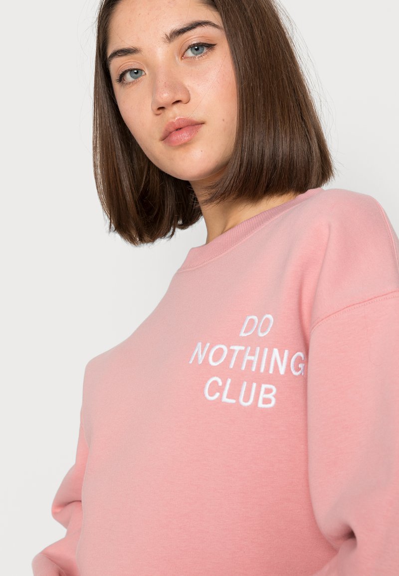 On Vacation LADIES' DO NOTHING CLUB SWEATER - Sweatshirt - rose/pink -  