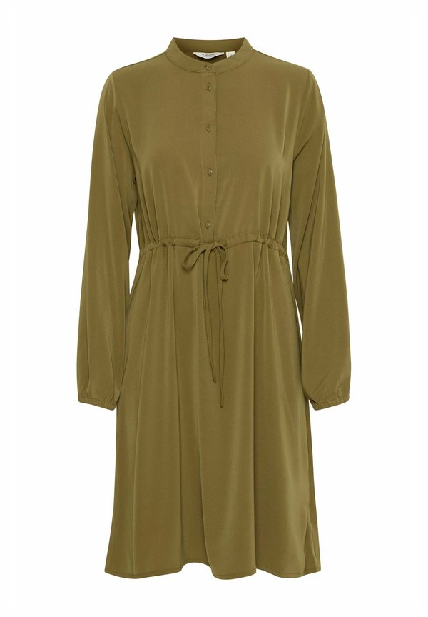 BYGILDA - Shirt dress - military olive3