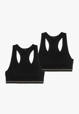 TEENS 2 PACK - Bustier - schwarz