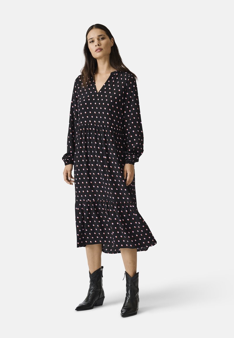 Noa Noa CHELLIENN Freizeitkleid print black rose/schwarz Zalando.de