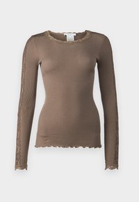 BERNADINE  REGULAR O NECK - Topper langermet - brown