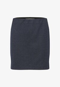 Unselected, dark navy pinstripe