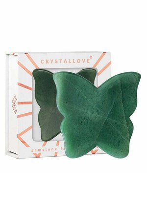 BUTTERFLY AVENTURINE GUA SHA - Gesichtspflege Zubehör - zielony