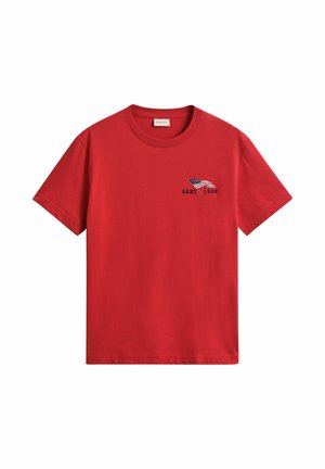 GANT, GRAPHIC - T-shirt con stampa - ruby red