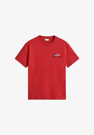 GANT, GRAPHIC - T-shirt con stampa - ruby red