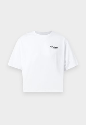 YOURTURN, REGULAR FIT - Tričko s potlačou - white