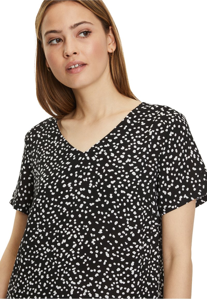 Damen Freizeitkleider | Betty Barclay KURZARM Freizeitkleid schwarz weiß/schwarz - UO44724 Damen Freizeitkleider | Betty Barclay KURZARM Freizeitkleid schwarz weiß/schwarz - UO44724