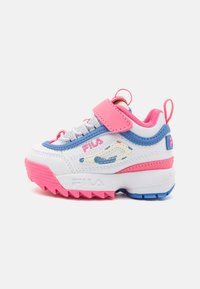 Fila - DISRUPTOR UNISEX - Trainers - white/pink Thumbnail Image 1