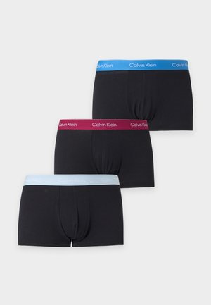 Calvin Klein Underwear, ICON 3 PACK - Trunks - poseidon blue/plein air/red plum