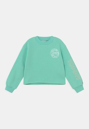 OVERPRINT CREW - Sweatshirt - clear lagoon