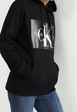 Jersey con capucha - black