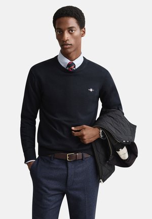 CLASSIC C NECK - Pulóver - evening blue