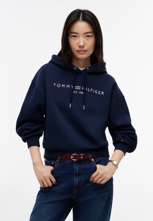 Tommy Hilfiger, CORP LOGO - Sweat à capuche - dark night navy