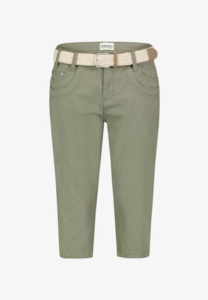 Sublevel CAPRI MIT GEFLOCHTENEM GÜRTEL - Shorts - grün