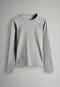 REGULAR FIT - 4 PACK CONTRAST LONG SLEEVE  - Ilgarankovis viršutinės dalies drabužis - black white grey stripe