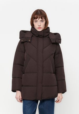 ELEONOR HOODIE PUFFER - Talvemantel - regal brown