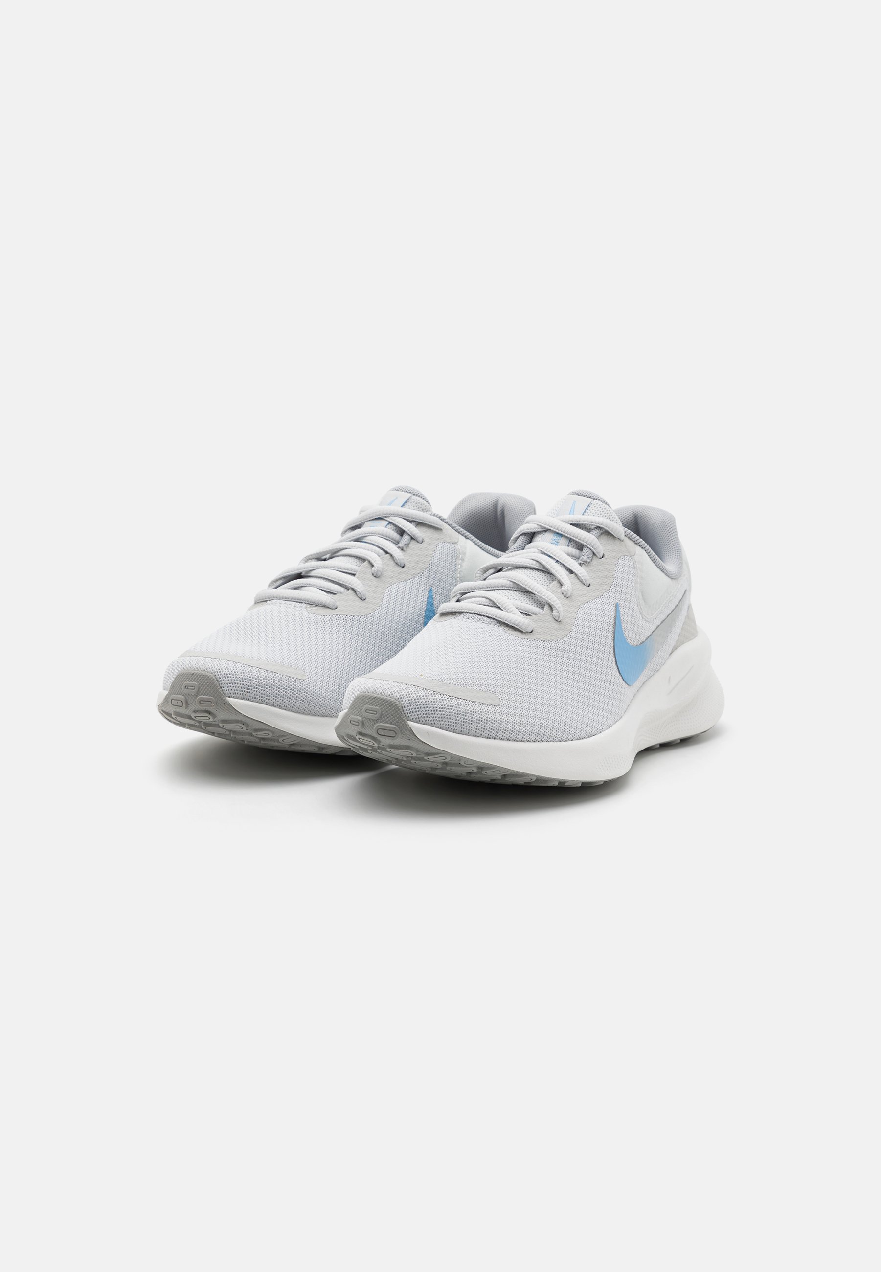 Nike Performance REVOLUTION 7 - Road running shoes - light grey -  Zalando.co.uk