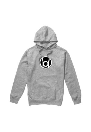 Cotton Soul, GREEN LANTERN RED LANTERN LOGO - Hoodie - mottled light grey