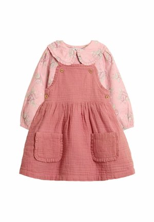 REGULAR FIT  PRINTED PINAFORE SET  - Denné šaty - pink floral rose