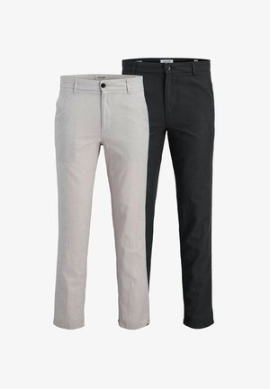2ER-PACK CARROT FIT - Chino stiliaus kelnės - black