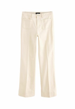 PATCH WIDE TALL - Jeans Straight Leg - ecru